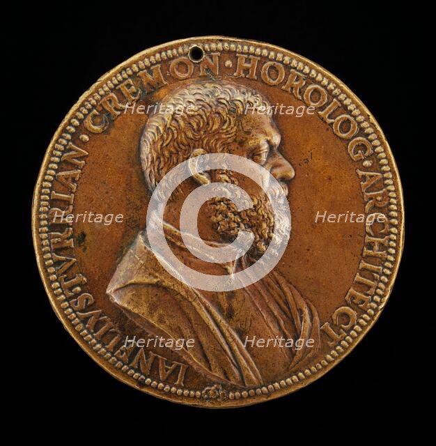 Giannello della Torre of Cremona, 1500-1585, Engineer in the Service of Charles V (obverse). Creator: Leone Leoni.