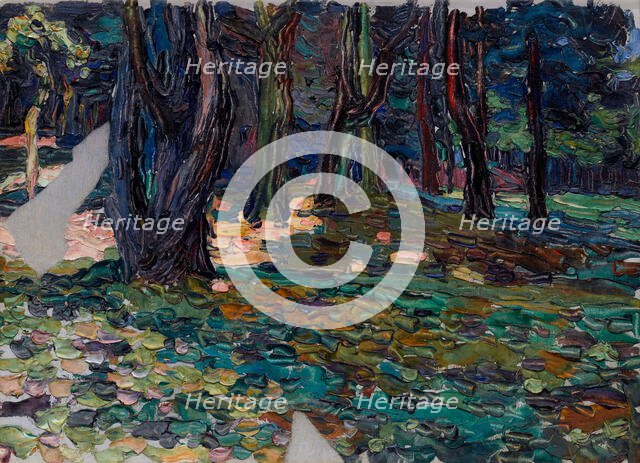 Parc de Saint-Cloud, 1906. Creator: Kandinsky; Wassily Vasilyevich (1866-1944).