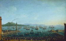 The Departure of Charles III from Naples to Become King of Spain, 1759. Creator: Joli, Antonio (1700-1777).