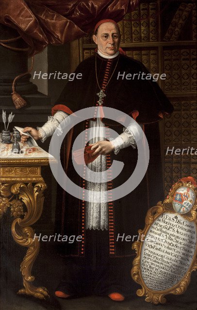 Portrait of cardinal Gaspar de Molina y Oviedo (1679-1744).