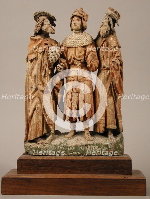 The Three Magi (?), French or South Netherlandish, 15th century. Creator: Unknown.