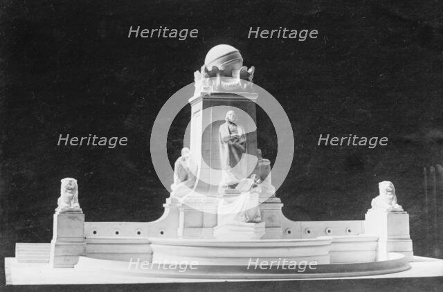 Columbus Memorial - Construction, 1912. Creator: Harris & Ewing.