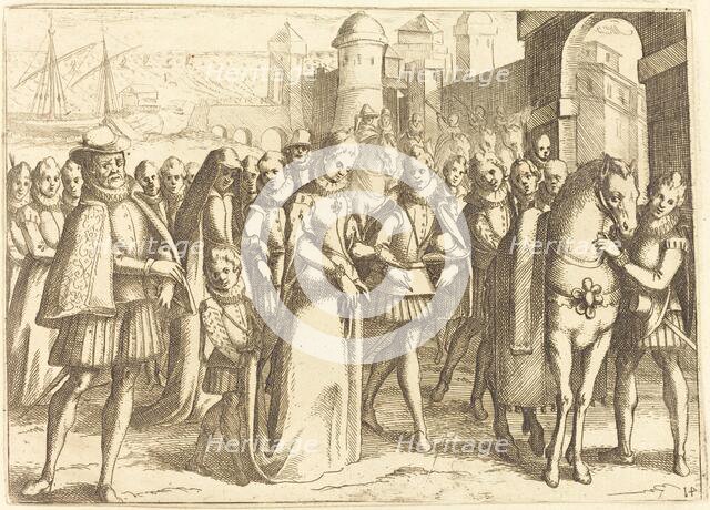 Arrival at Valencia, 1612. Creator: Jacques Callot.