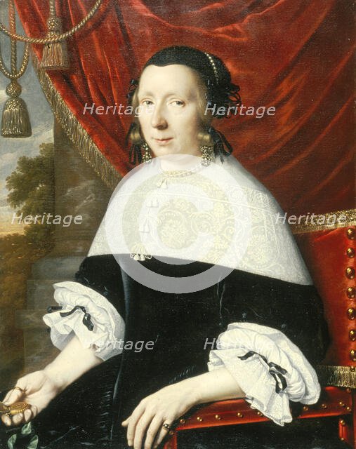 Portrait of a Woman, 1663. Creator: Pieter Nason.
