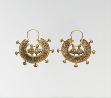 Earring, Iran, 11th-12th century. Creator: Unknown.