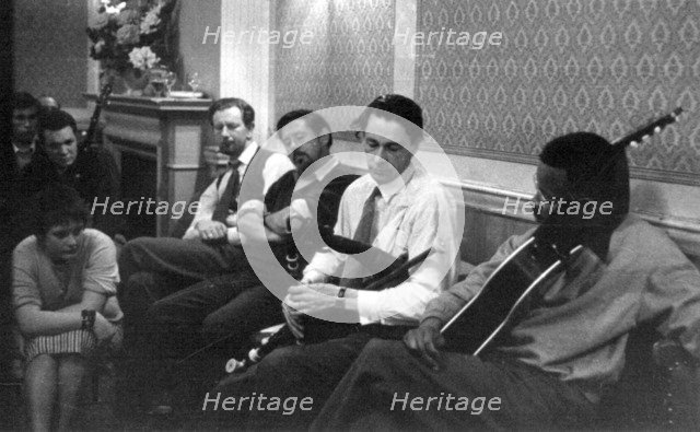 Seamus Ennis and Fitzroy Coleman, London, late 1950s-early 1960s. Artist: Eddis Thomas