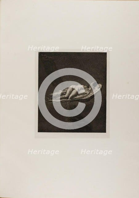 Finis, from A Life, 1884. Creator: Max Klinger.