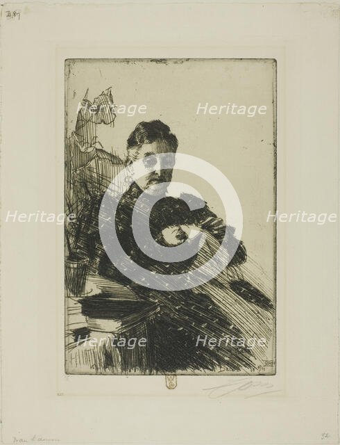 Mme Lamm II, 1894. Creator: Anders Leonard Zorn.