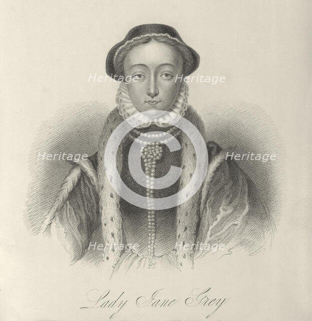 Lady Jane Grey, c1553, (1834-1837).  Creator: Samuel Freeman.