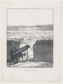 Un paysage en 1870. Creator: Honore Daumier.