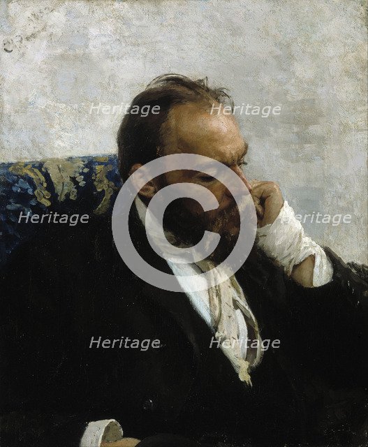 Portrait of Professor Ivanov. Artist: Repin, Ilya Yefimovich (1844-1930)