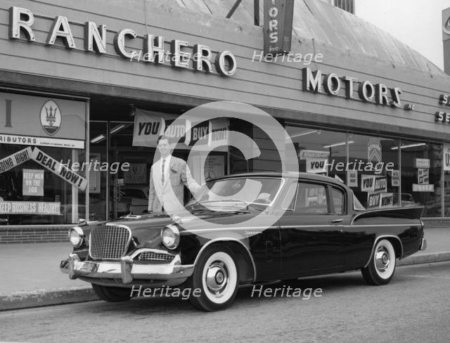 1958 Studebaker Silver Hawk. Creator: Unknown.