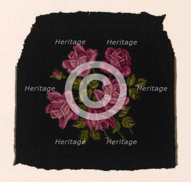 Chair Seat, England, c. 1880. Creator: Unknown.