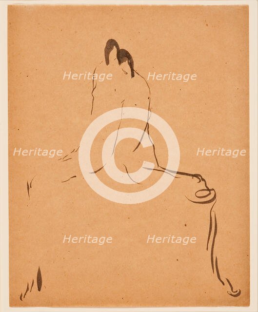 Two Figures, c. 1908. Creator: Gaston Lachaise.