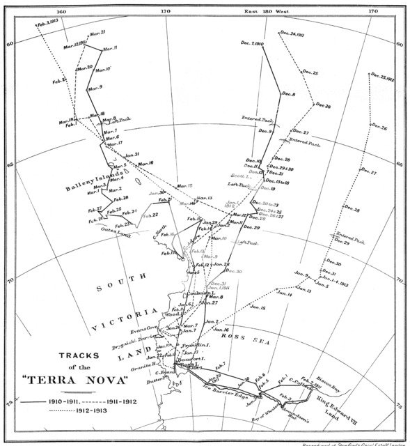 'Tracks of the Terra Nova', 1910-1913, (1913). Artist: Unknown.