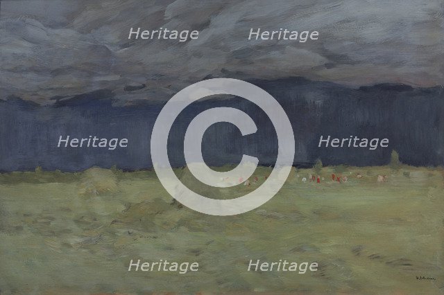 Hay-making, 1900. Artist: Levitan, Isaak Ilyich (1860-1900)