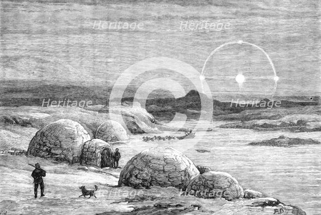 The American Franklin Search Expedition - Lake Daly, 1881. Creator: Frank Dadd.