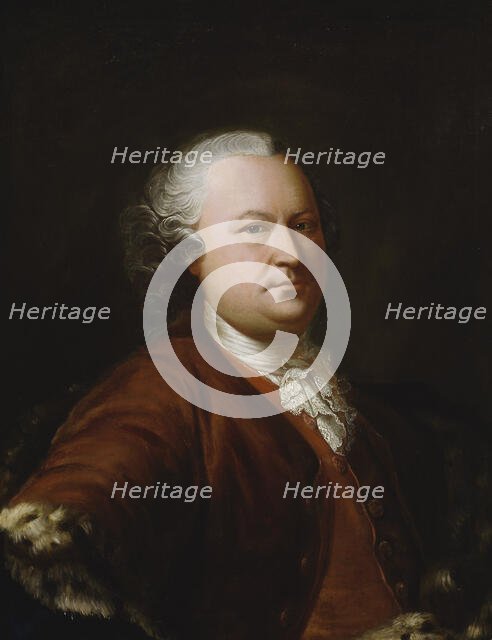 Portrait of a Man, 1757. Creator: Isak Wacklin.