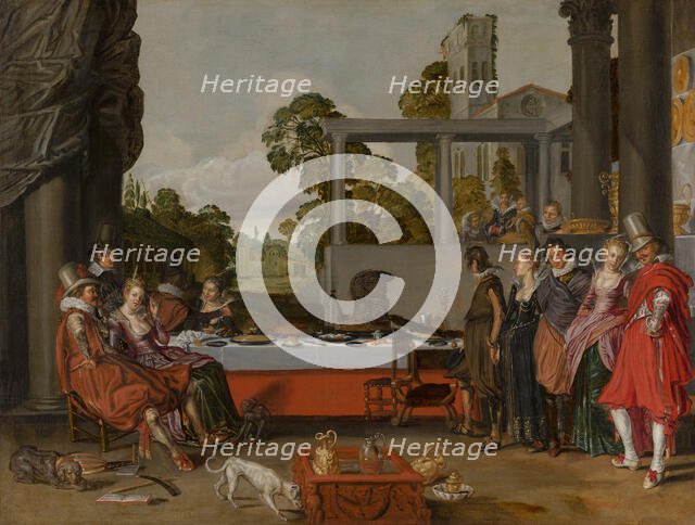 Merry Company on a Terrace. Creator: Willem Pietersz. Buytewech.