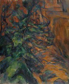 Rochers et branches à Bibémus, between 1895 and 1904. Creator: Paul Cezanne.