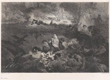 Dreams of Hunting, 1858. Creator: Célestin Nanteuil.