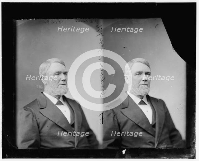 James La Fayette Evans of Indiana, 1865-1880. Creator: Unknown.