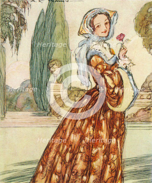 Anne Boleyn, (c1507-1536). wife and consort of Henry VIII, mother of Queen Elizabeth I, 1937. Artist: Alexander K MacDonald