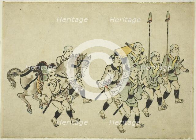 Procession of a Daimyo, c. 1681/84. Creator: Hishikawa Moronobu.