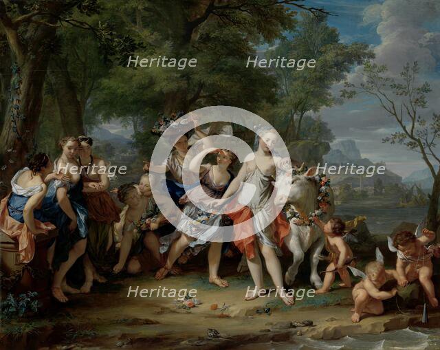 The Rape of Europa, c.1735-c.1740. Creator: Nicolaas Verkolje.