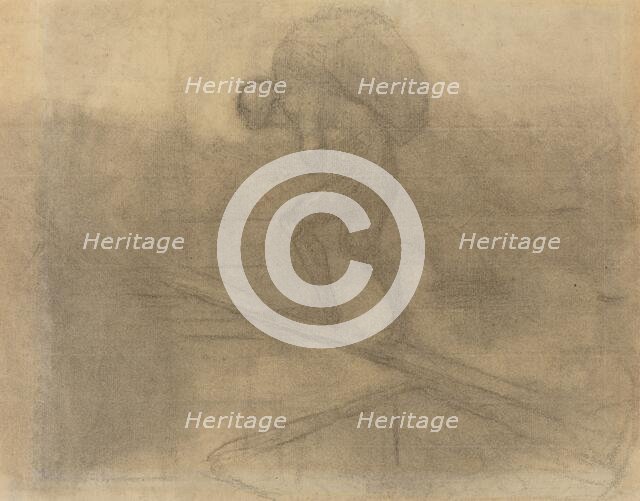 Man Carrying a Sack. Creator: Honore Daumier.