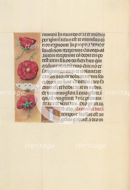 Hours of Queen Isabella the Catholic, Queen of Spain: Fol. 93v, c. 1500. Creator: Master of the First Prayerbook of Maximillian (Flemish, c. 1444-1519); Associates, and.