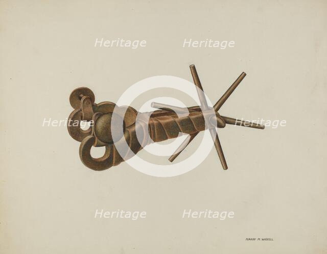 Spur, c. 1940. Creator: Harry Mann Waddell.