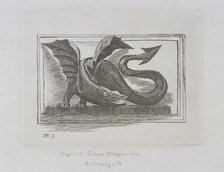 Sign of the Green Dragon Inn, Bishopsgate, London, 1871. Artist: E Edwards