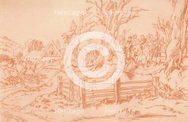 'Confound This Pinfold!', c1860, (1922). Artist: Hablot Knight Browne.