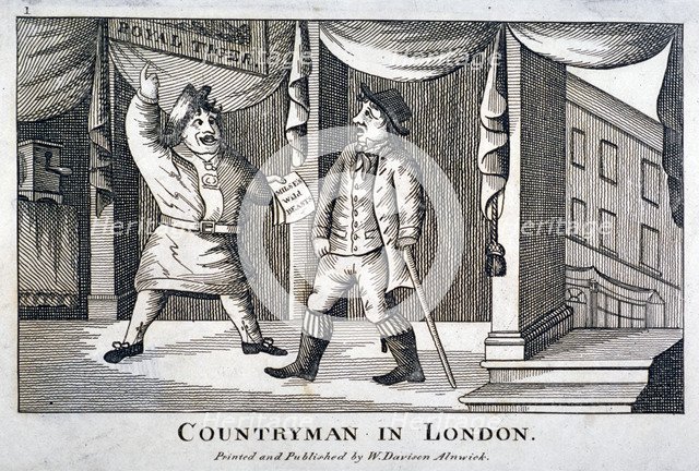 'Countryman in London', c1800. Artist: Anon