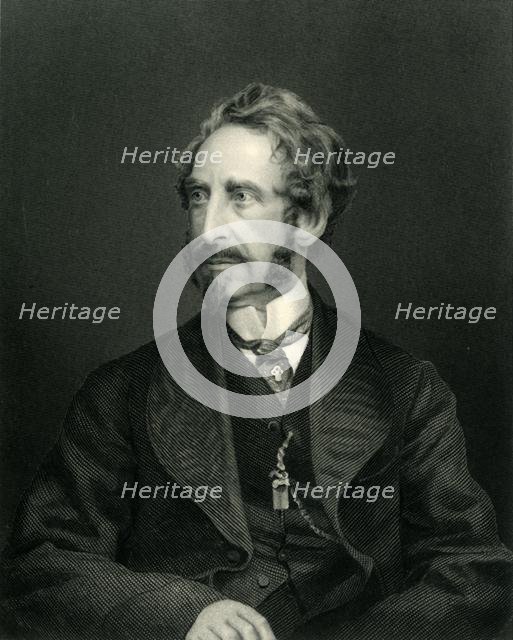 'Edward G.E.L. Bulwer-Lytton, Lord Lytton', (1850), c1884. Creator: Unknown.