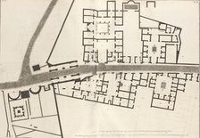 Large plan of the entrance of the town of Pompeii, and its surrounding buildings, from Ant..., 1804. Creator: Francesco Piranesi.