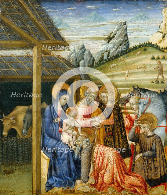 The Adoration of the Magi, ca. 1460. Creator: Giovanni di Paolo.