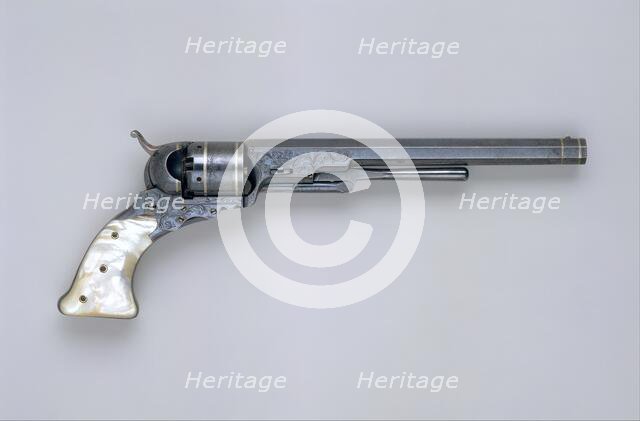 Colt Paterson Percussion Revolver, No. 5, Holster Model, serial no. 940, American, ca. 1840. Creator: Samuel Colt.