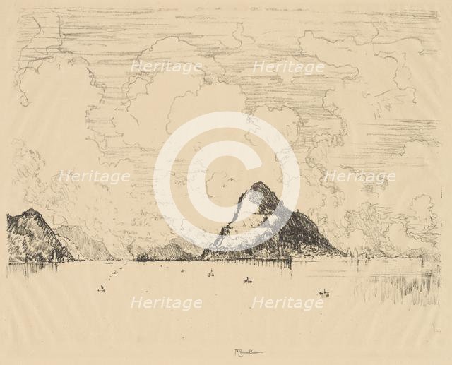 Panama: Entrance to the Canal from the Pacific, 1912. Creator: Joseph Pennell (American, 1857-1926).