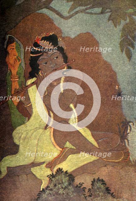 'Radha and Krishna', 1920. Creator: Unknown.