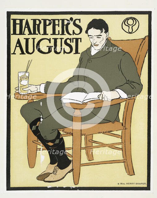 Harper's August, c1898. Creator: Edward Penfield.