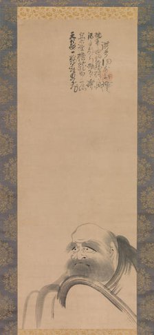 Portrait of Daruma, early 17th century. Creator: Fugai Ekun.