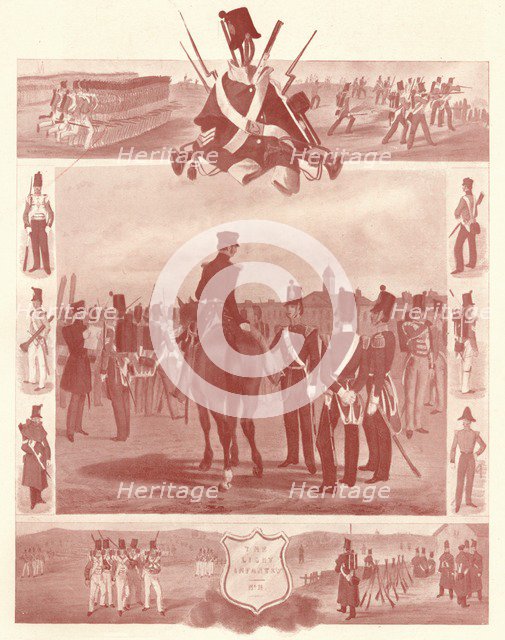'The Light Infantry (1846)', c1846 (1909). Artists: Unknown, William Walker.
