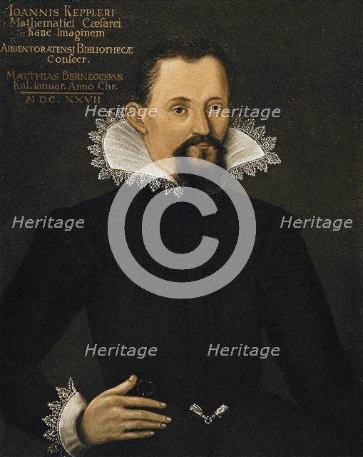 Portrait of Johannes Kepler (1571-1630), c. 1620. Creator: Anonymous.