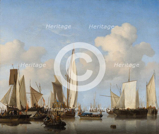 Ships in the Roads. Creator: Willem van de Velde the Younger.