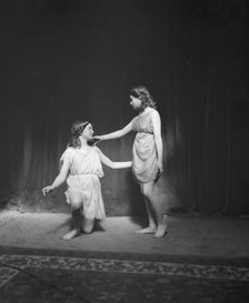 Elizabeth Duncan dancers and children, 1916 Creator: Arnold Genthe.