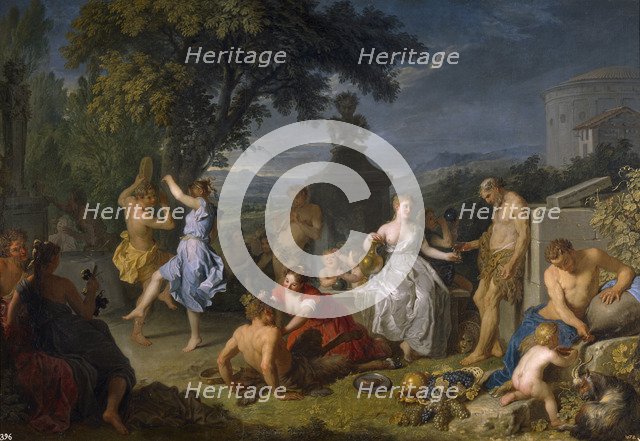 Bacchanalia, 1719. Artist: Houasse, Michel-Ange (1680-1730)