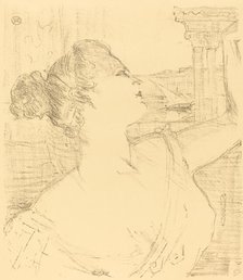 Subra of the Opera? (Subra, de l'opéra?), 1896. Creator: Henri de Toulouse-Lautrec.