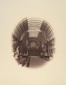 View in Central Hall, Art Treasures Exhibition, Manchester, 1857. Creator: Philip Henry Delamotte.